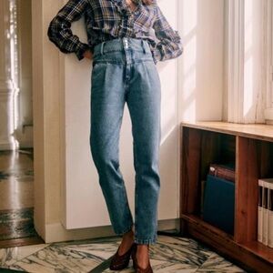 Sezane Women's Sama Denim Trouser FR 38/US 6